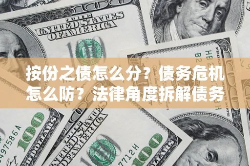 北京按份之债怎么分？债务危机怎么防？法律角度拆解债务分配与风险自保指南