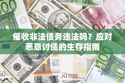北京催收非法债务违法吗？应对恶意讨债的生存指南