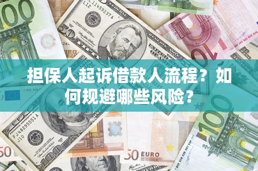北京担保人起诉借款人流程？如何规避哪些风险？