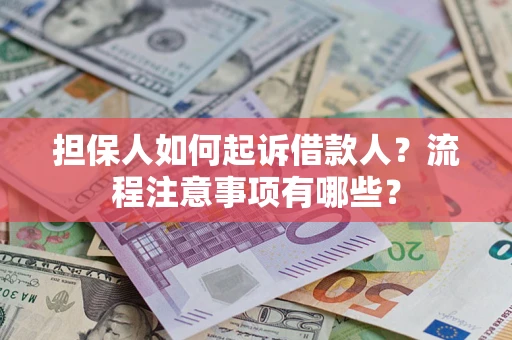 北京担保人如何起诉借款人？流程注意事项有哪些？